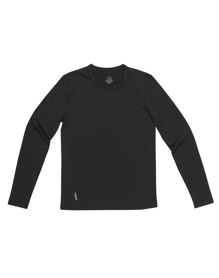 Champion Duofold Flex Weight Baselayer Crew - Tytön Mustat Collegepaita - Suomi 0135976-MP